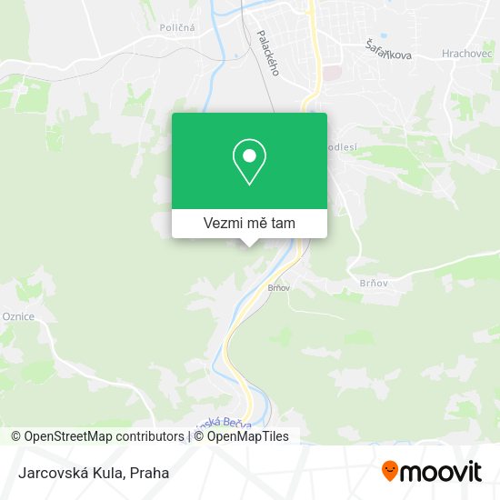 Jarcovská Kula mapa