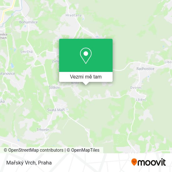 Mařský Vrch mapa