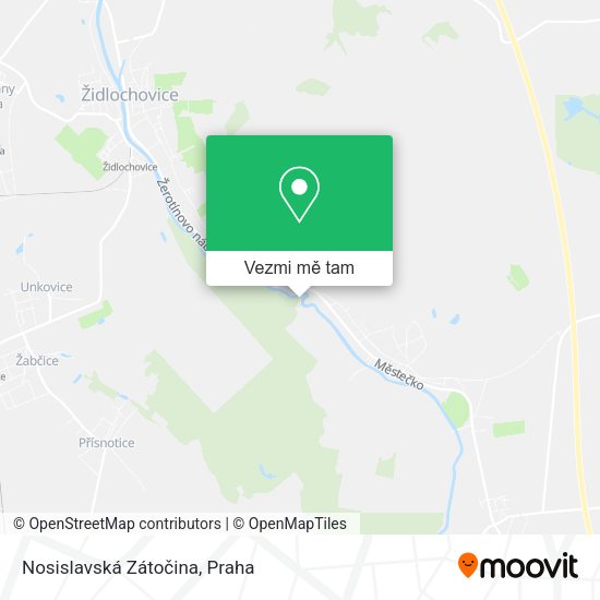 Nosislavská Zátočina mapa