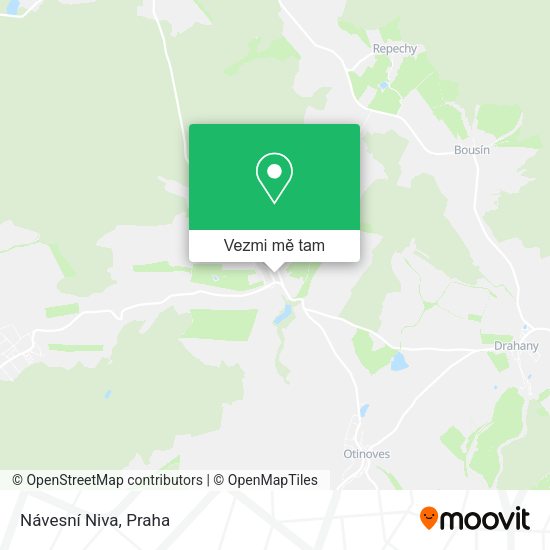 Návesní Niva mapa