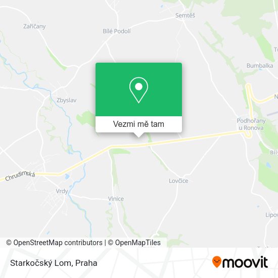 Starkočský Lom mapa