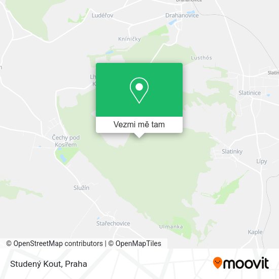 Studený Kout mapa