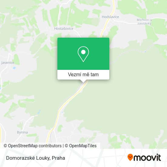Domorazské Louky mapa