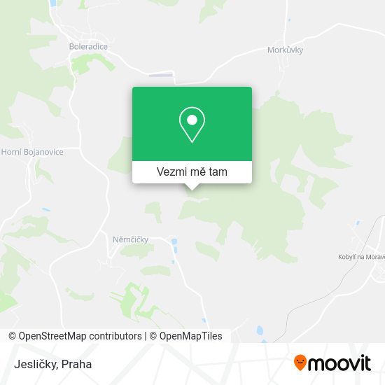 Jesličky mapa