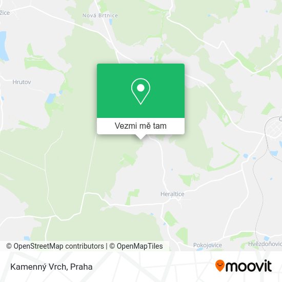 Kamenný Vrch mapa