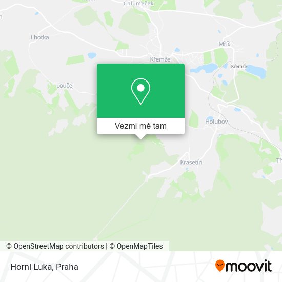 Horní Luka mapa