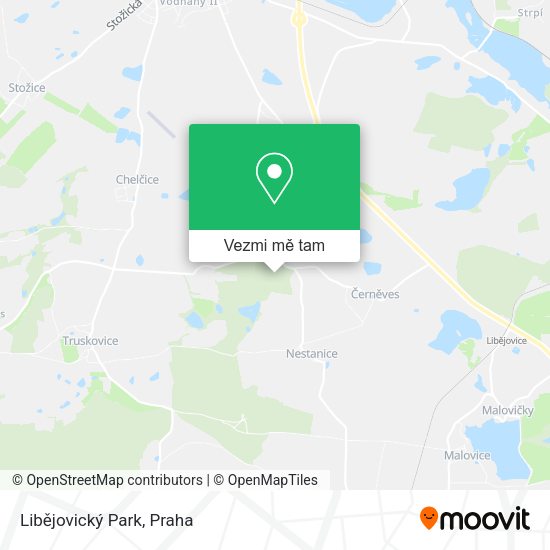 Libějovický Park mapa