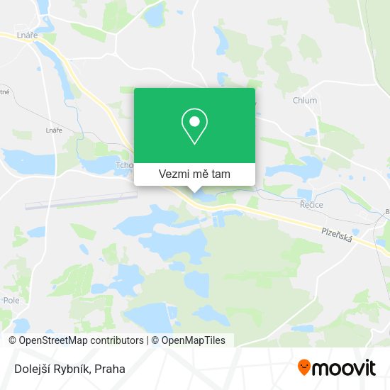 Dolejší Rybník mapa