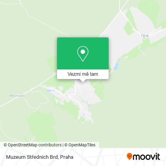 Muzeum Středních Brd mapa