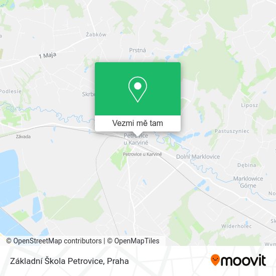 Základní Škola Petrovice mapa