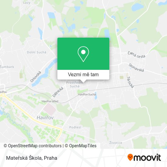 Mateřská Škola mapa