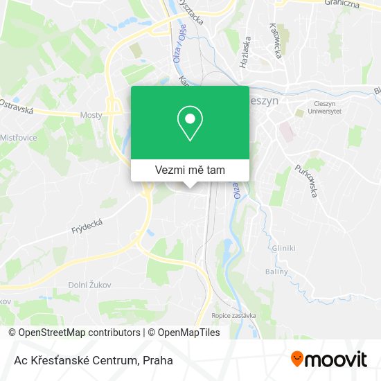 Ac Křesťanské Centrum mapa