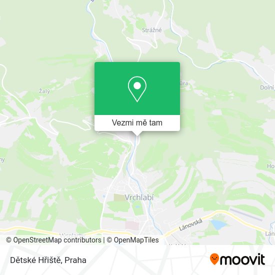 Dětské Hřiště mapa