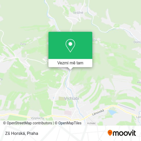 Zš Horská mapa
