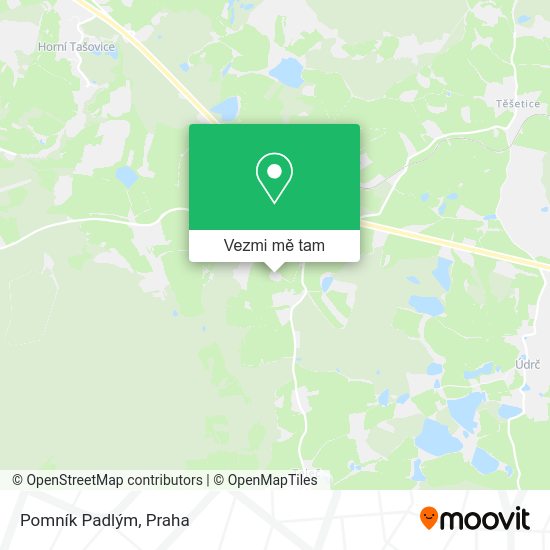 Pomník Padlým mapa
