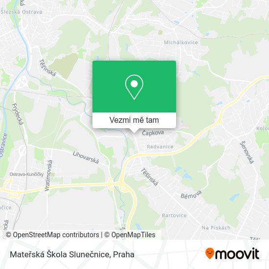 Mateřská Škola Slunečnice mapa