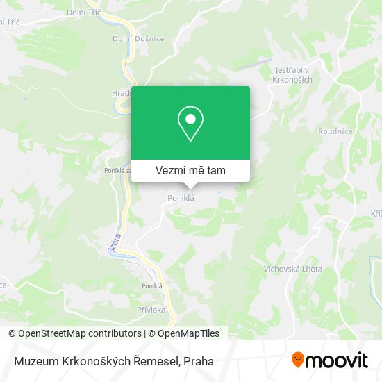 Muzeum Krkonoškých Řemesel mapa