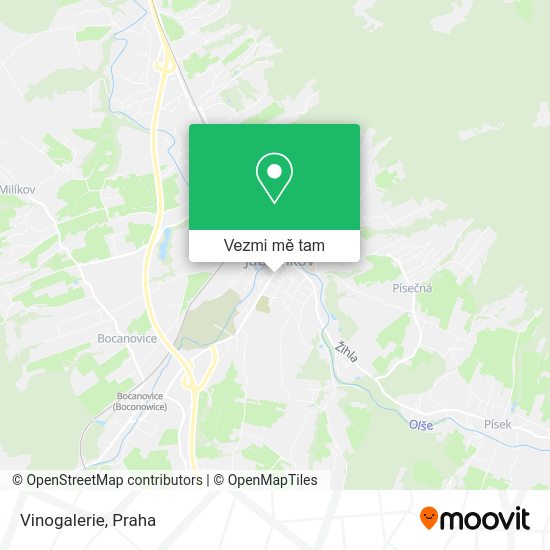 Vinogalerie mapa