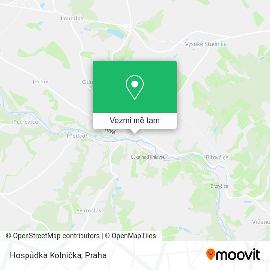 Hospůdka Kolnička mapa