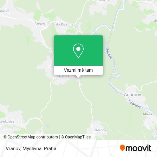 Vranov, Myslivna mapa