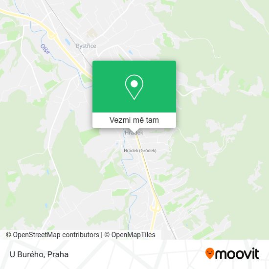 U Burého mapa