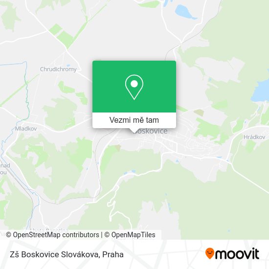Zš Boskovice Slovákova mapa
