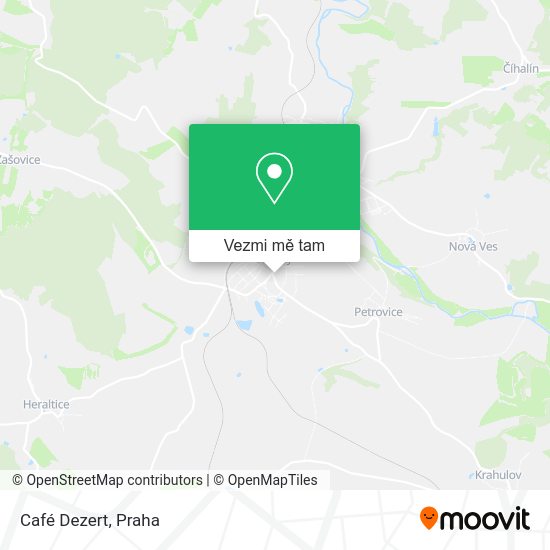 Café Dezert mapa