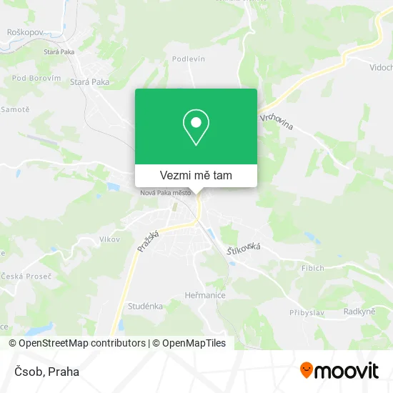 Čsob mapa