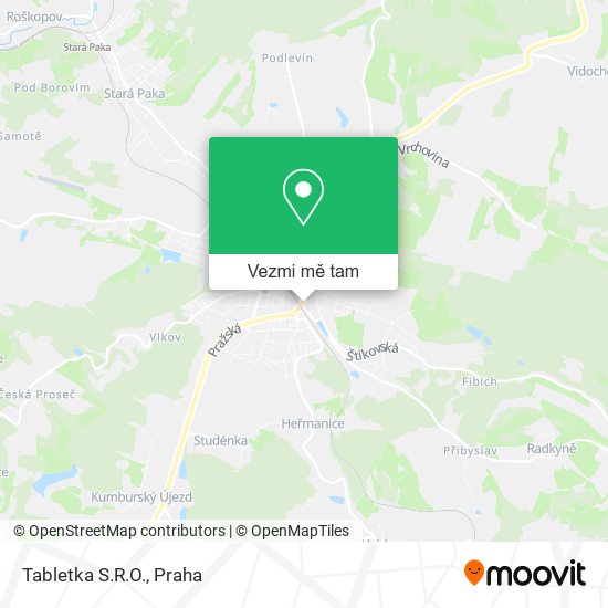 Tabletka S.R.O. mapa