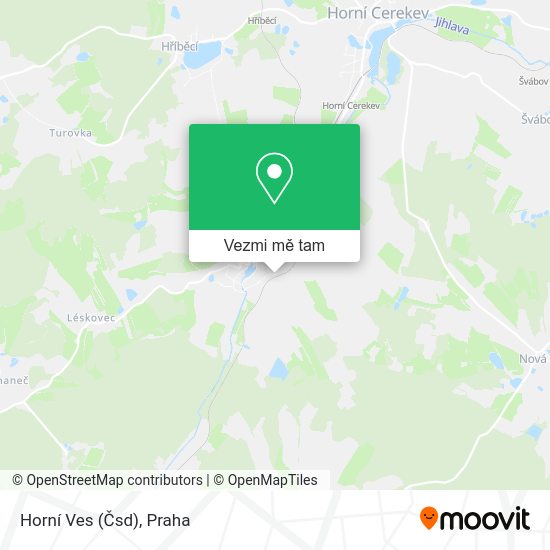 Horní Ves (Čsd) mapa
