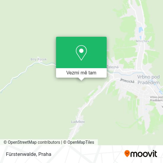 Fürstenwalde mapa