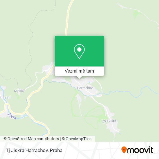 Tj Jiskra Harrachov mapa