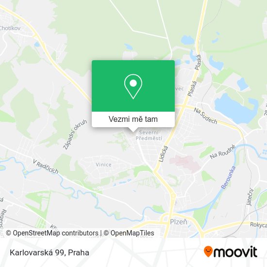 Karlovarská 99 mapa