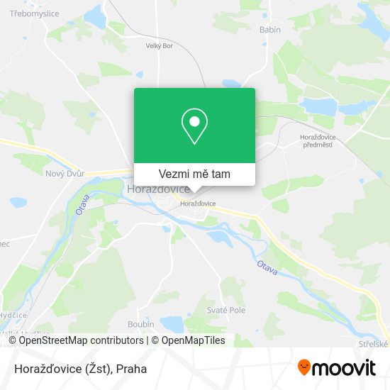 Horažďovice (Žst) mapa