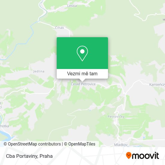 Cba Portaviny mapa