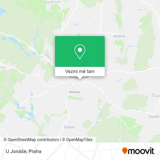 U Jonáše mapa