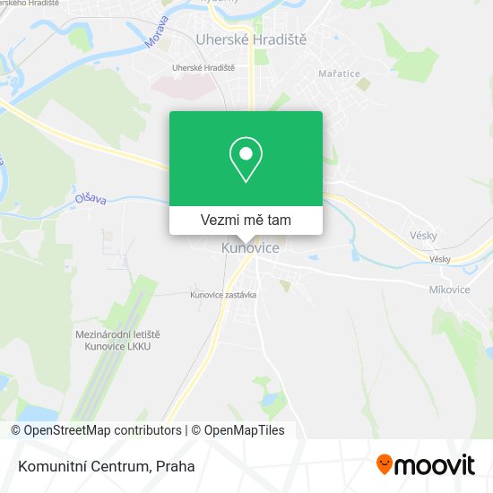 Komunitní Centrum mapa