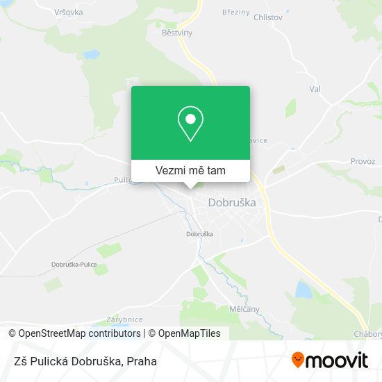 Zš Pulická Dobruška mapa