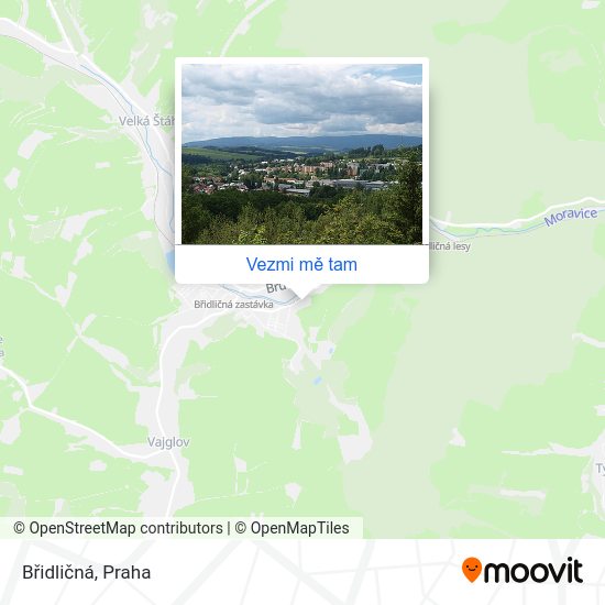 Břidličná mapa