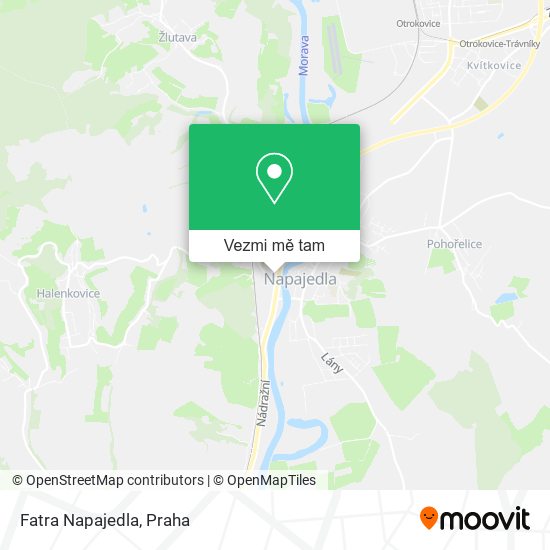 Fatra Napajedla mapa
