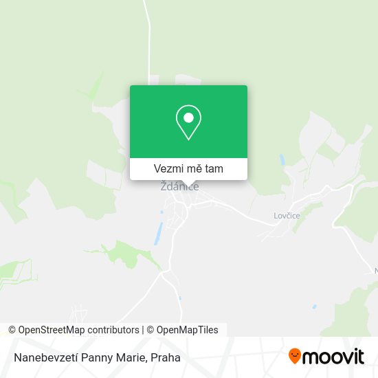 Nanebevzetí Panny Marie mapa