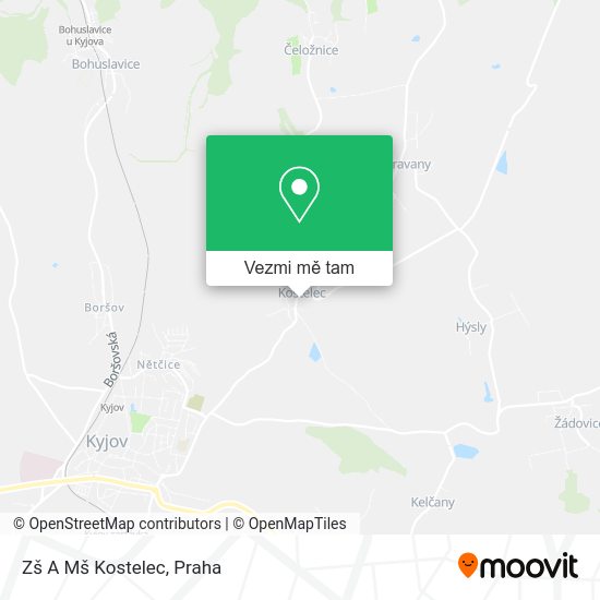 Zš A Mš Kostelec mapa