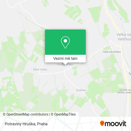 Potraviny Hruška mapa