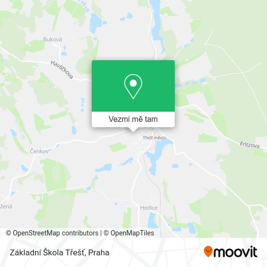 Základní Škola Třešť mapa