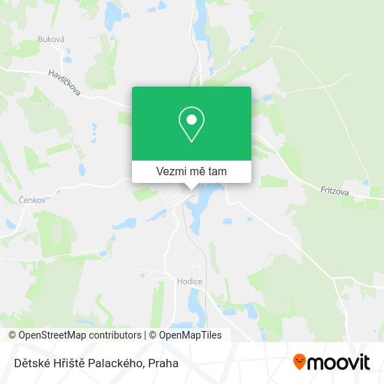 Dětské Hřiště Palackého mapa