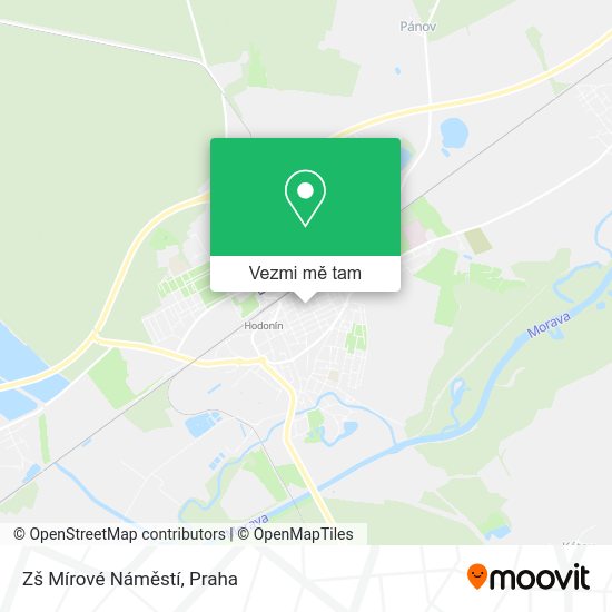 Zš Mírové Náměstí mapa