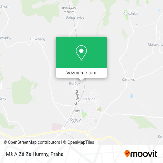 Mš A Zš Za Humny mapa