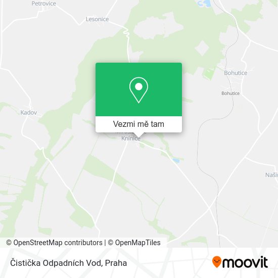 Čistička Odpadních Vod mapa