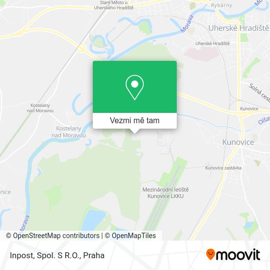Inpost, Spol. S R.O. mapa