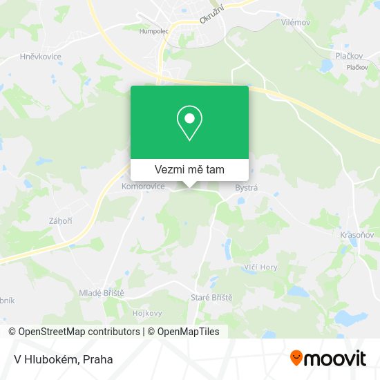 V Hlubokém mapa